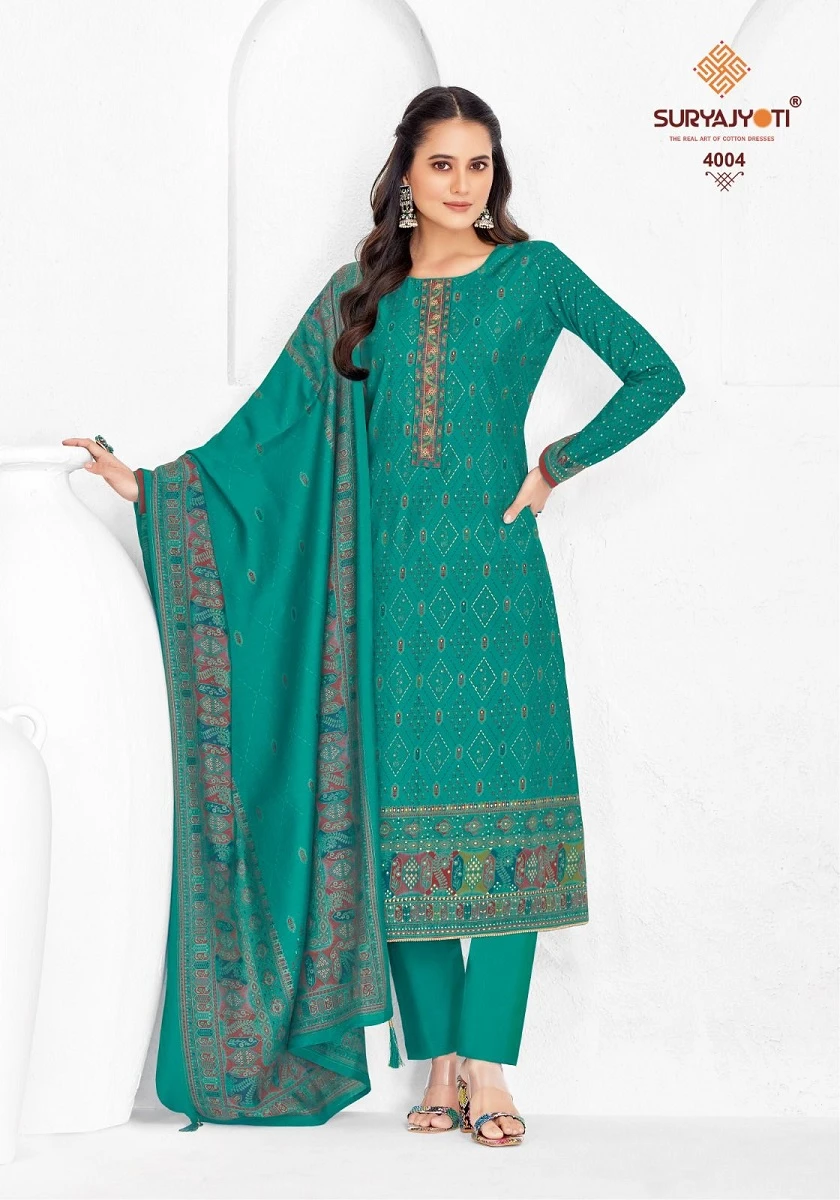 Suryajyoti Pushpa Vol 4 Pure Model Wholesale Salwar Suit Catalog — Wholesale Salwar Suits, MPA wholesale from Surat - Gallery Image 6